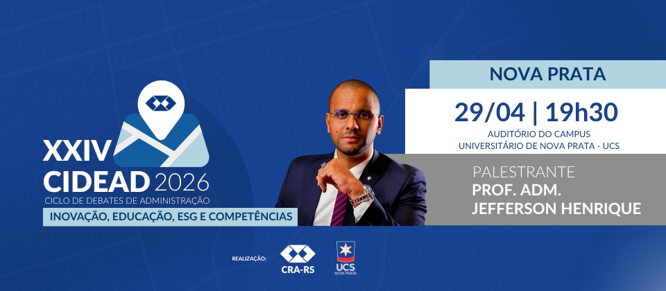 XXIV CIDEAD - NOVA PRATA - EVENTO PRESENCIAL